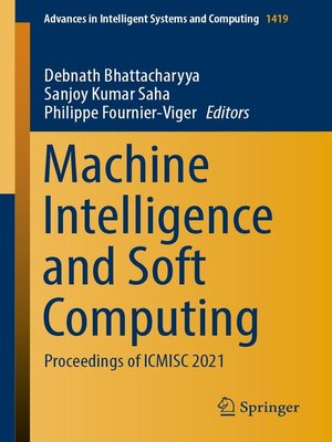 cover image of Machine Intelligence and Soft Computing